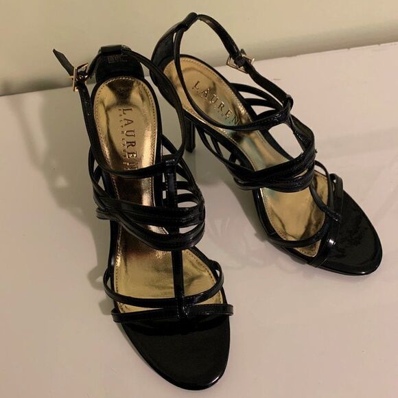 Veronique Miljkovitch skirt, EUC, black knit, gold, sz s, pull on, knee  length - Picture 15 of 16